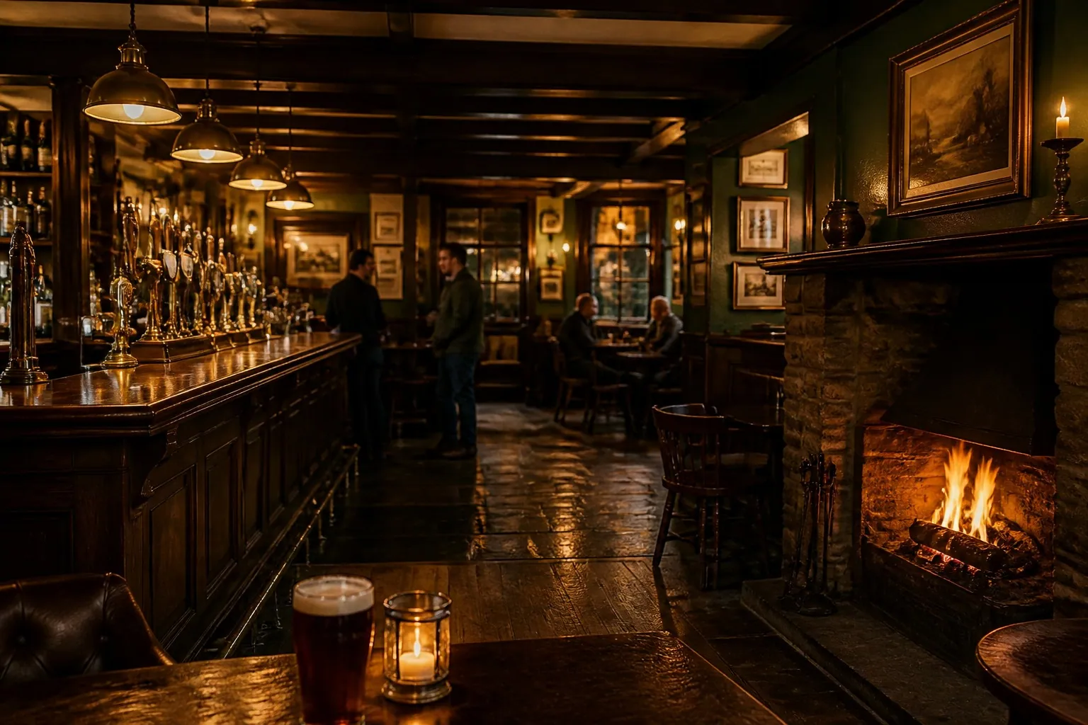 Example website design for pubs